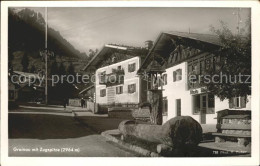 71604250 Grainau Ortspartie Maibaum Zugspitze Serie Deutsche Heimatbilder Huber  - Autres & Non Classés