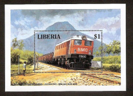 LIBERIA 1994●Train●Lokomotive●Mi134&138 MNH - Eisenbahnen