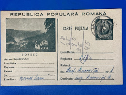 1954 Borsec - Postal Stationery