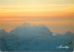 Switzerland Haute Route Crepuscule Sur Les Dents De Midi - Other & Unclassified