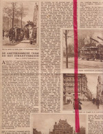 Amsterdam - De Tram In Het Straatbeeld - Orig. Knipsel Coupure Tijdschrift Magazine - 1925 - Unclassified