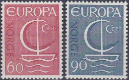 Noruega 1966  501/502 Europa  ** - Neufs