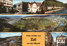 71604084 Zell Mosel Schwarze Katz Brunnen Schloss Promenade Moselschleife Baldui - Other & Unclassified