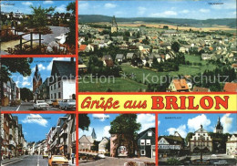 71604052 Brilon Teilansicht Kurpark Strassenpartie Derker Tor Marktplatz Brilon - Brilon