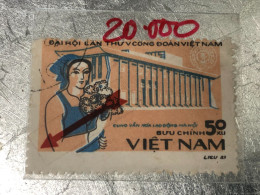 VIET NAM Stamps PRINT ERROR-1983-(50xu-no430 Tem In Lõi -)1-STAMPS-vyre Rare - Viêt-Nam