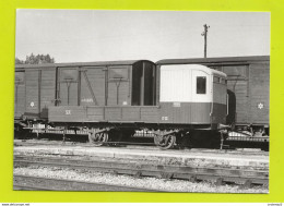 CPM VOIR DOS TrainS 80 Noyelles Wagon Remorque à Marchandises Pour Autorail Wagons Couverts En 1955 VOIR DOS - Noyelles-sur-Mer