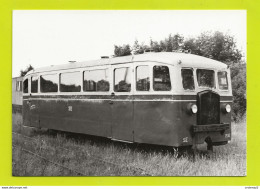 CPM VOIR DOS 80 Trains Autorail De Dion M10 à Saint Valéry Canal En 1955 - Saint Valery Sur Somme