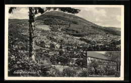 AK Sasbachwalden, Gasthaus Zum Engel, Ortsansicht  - Sasbach