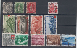 Switzerland 1905/7,1938,1944,1953 USED - Oblitérés