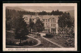 AK Friedrichroda, Partie Am Hotel Waldhaus  - Friedrichroda