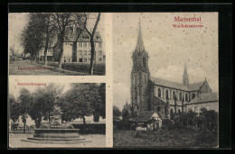CPA Marienthal, Taubstummenheim, Michaelbrunnen Et Wallfahrtskirche  - Andere & Zonder Classificatie
