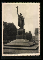 AK Fulda, Bonifacius-Denkmal  - Fulda