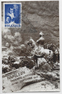NAPOLEON BULGARIA CARTE MAXIMUM NAPOLEON INCENDIE DE MOSCOU RUSSIE RUSSIA    SOFIA 2.V .1948 - Napoleon