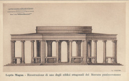 13328-LEPTIS MAGNA-RICOSTRUZIONE DI UNO DEGLI EDIFICI OTTAGONALI DEL MERCATO PUNICO-ROMANO-FP - Libyen