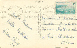 MONACO - TIMBRES N°310A SUR CARTE - Other & Unclassified