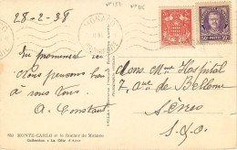 MONACO - TIMBRES N°157 - N°116 SUR CARTE - Sonstige & Ohne Zuordnung