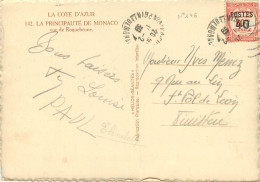 MONACO - TIMBRE N°146 SEUL SUR CARTE  - Other & Unclassified