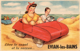 Evian-les-Bains Carte Système Voiture Léve Le Capot Tu Verras Evians-les-Bains - Evian-les-Bains