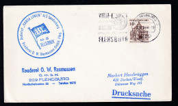 OSt. Flensburg 24.1.68 + Cachet MS Ellerbek Auf Brief - Sonstige & Ohne Zuordnung