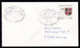 DEUTSCHE SCHIFFSPOST TT-Line MS NILS HOLGERSSON TRAVEMÜNDE-TRELLEBORG 9.7.93  - Other & Unclassified