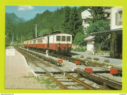 CP Moderne 74 Les Tines Vers Chamonix TRAIN MC Z 218 Entrant En Gare Le 4 Juillet 1972 Ligne Martigny Châtelard VOIR DOS - Chamonix-Mont-Blanc