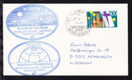 DEUTSCHE SCHIFFSPOST MS BERLIN PETER DEILMANN REEDEREI NORWEGENFAHRT 9.7.90 + - Autres & Non Classés