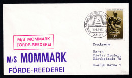 Kieler Woche 1977 Brief Mit Sonderstempel + Cachets MS Mommark - Autres & Non Classés