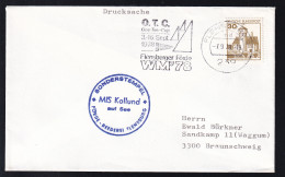 OSt. Flensburg 7.9.78 + Cachet MS Kollund Auf Brief - Autres & Non Classés