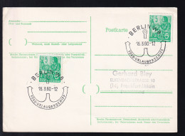 BERLIN W 8 FDGB-URLAUBERSCHIFF 15.3.60 Auf Postkarte - Sonstige & Ohne Zuordnung