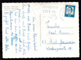 K1 Auf Dem Rhein An Bord Dampfer Cecilie Auf AK (Die Loreley) Ab Bonn 5.8.64 - Autres & Non Classés