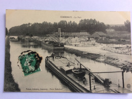 COMMERCY (55) : Le Port (péniches) - Thénot, Librairie - Houseboats