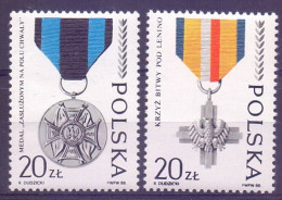 Poland 1988 Mi 3165-3166 Fi 3017-3018 MNH  (ZE4 PLD3165-3166) - Militaria