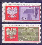 Poland 1966 Mi 1738-1739 Fi 1590-1591 MNH  (ZE4 PLD1738-1739) - Timbres