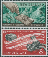 New Zealand 1962 SG810-811 Telegraph Set MLH - Other & Unclassified