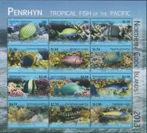 Cook Islands Penrhyn 2013 SG638 Tropical Fish MS MNH - Penrhyn