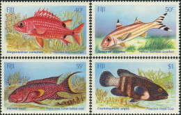 Fiji 1985 SG706-709 Fish Set MNH - Fidji (1970-...)