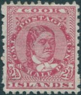 Cook Islands 1896 SG16a 2½d Deep Rose Queen Makea Takau P11 MH - Cook Islands