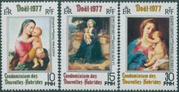 New Hebrides French 1977 SGF269-F271 Christmas Set MNH - Other & Unclassified