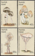 Norfolk Island 1983 SG300-303 Fungi Set MNH - Ile Norfolk