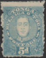 Tonga 1895 SG34 5d Blue King George II MNG - Tonga (1970-...)