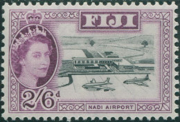 Fiji 1959 SG307 2/6d Black And Purple Nadi Airport QEII MNH - Fidji (1970-...)