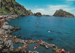 Cartolina Ischia ( Napoli ) Spiaggia Di Cartaromana E Sorgenti Minerali Radioattive - Napoli (Naples)