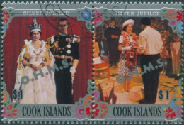 Cook Islands OHMS 1978 SGO27-O28 Royal Visit Pair CTO - Cook Islands