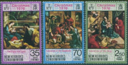 New Hebrides 1976 SG214-216 Christmas Set MNH - Other & Unclassified