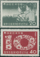 Korea South 1958 SG323-324 Children Set MNH - Corée Du Sud