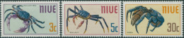 Niue 1970 SG151-153 Edible Crabs Set MNH - Niue