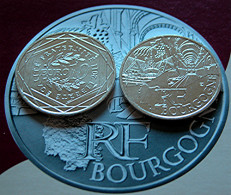 Pièce De 10 Euros Argent Monuments Des Régions "BOURGOGNE" 2011 - (Scann Avers Et Revers)_numi8b - Frankrijk