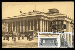 FRANCE (2024) Carte Maximum Card - PARIS PHILEX - 97 Congrès FFAP - La Bourse - Palais Brongniart - 2020-…