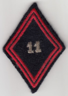 Insigne Losange De Bras Du 11e Régiment De Génie - Patches