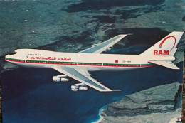 ROYAL AIR MAROC B747 Postcard - Airline Issue - 1946-....: Moderne